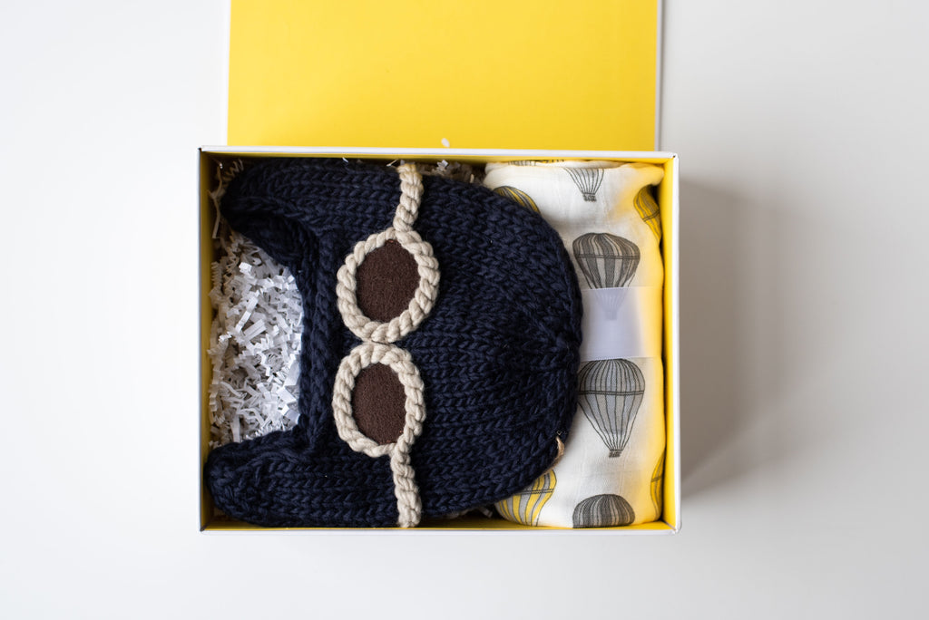 The Aviator Baby Box (Navy)